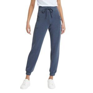 A New Day Women's Cargo Jogger Pants XL Soft Navy NWT